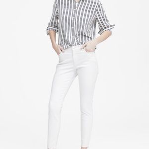 Banana republic white jeans NWT